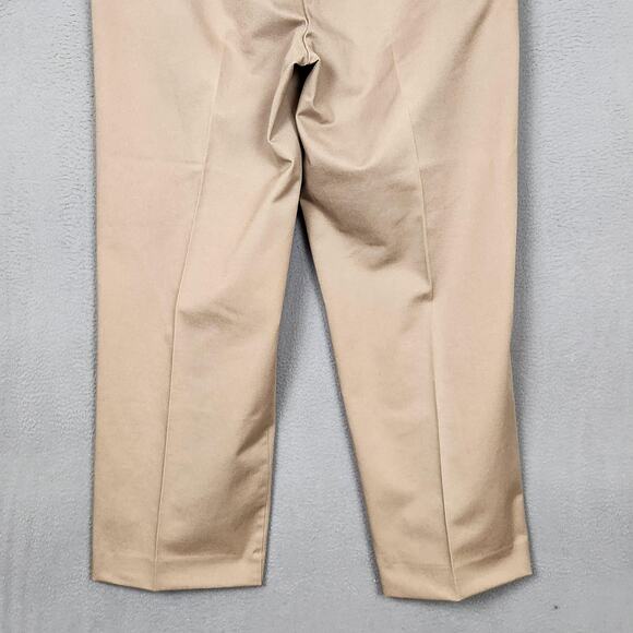 Nordstrom Pants Mens 38x32 Khaki Smartcare Wrinkle-Free Pleated Actual 38x29 - Picture 10 of 15